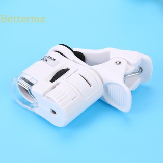 ☀hot home☀ 60x phone microscope zoom micro camera clip lens w/ led light