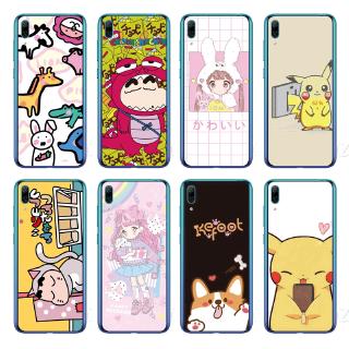 Ốp điện thoại silicon họa tiết hoạt hình cho Huawei Y7 Pro 2019 / Y7 2019 / Y7 Prime 2019