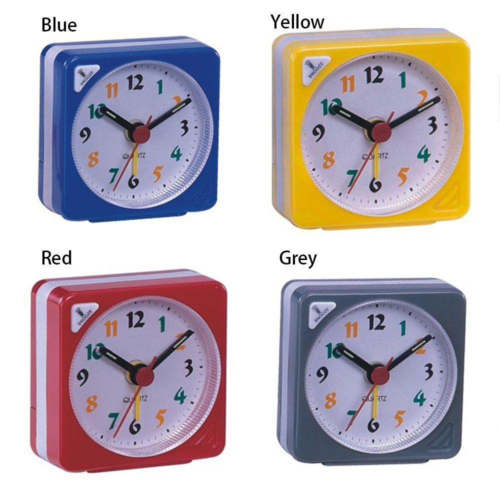 KUNHEV Đồng Hồ Báo Thức mini Chạy Bằng Pin Dùng Trang Trí Nhà