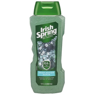 Gel tắm hạt cát tẩy tế bào chết Irish Spring Deep Action Scrub Body Wash
