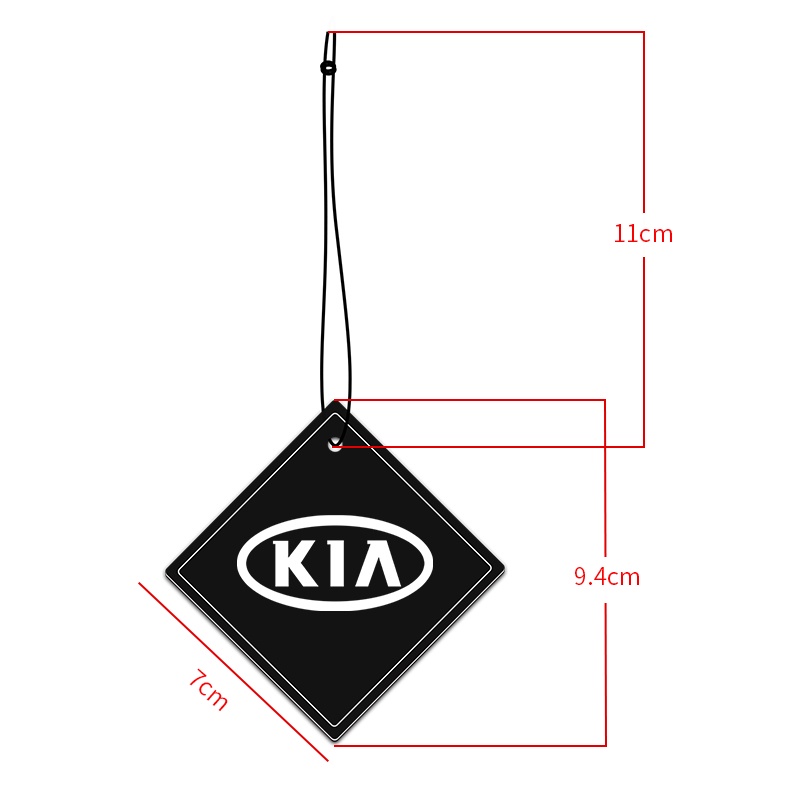 1 Dây Treo Thẻ Nước Hoa In Logo Xe Hơi