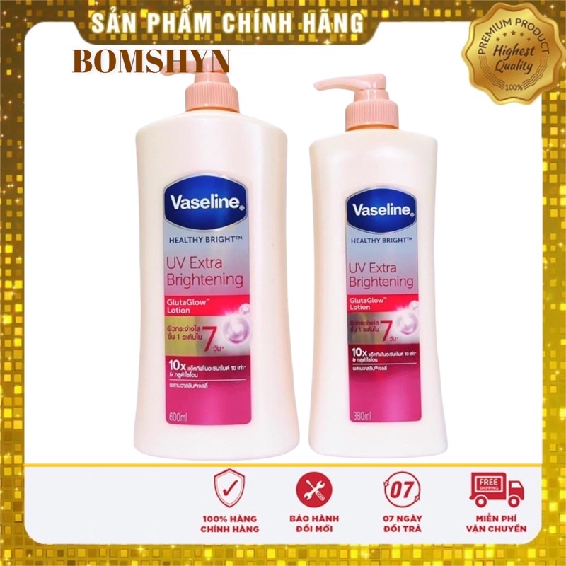 Dưỡng thể trắng da Vaseline 10x 600ml Nội địa Thái lan