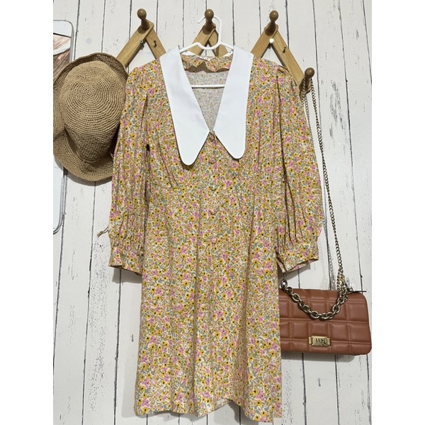 Đầm dáng chữ A - GEM CLOTHING hoa nhí size S