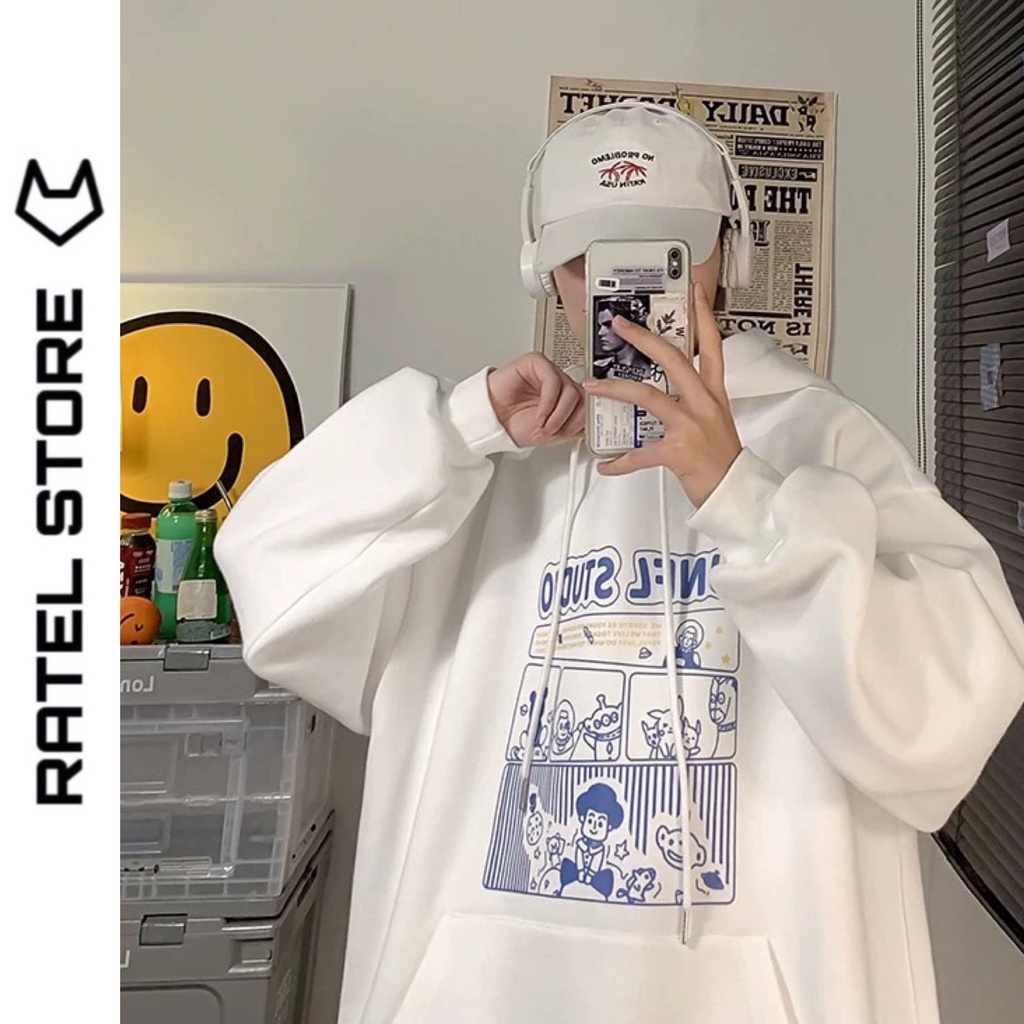 Áo Hoodie Local Brand Nỉ Bông Nam Nữ Unfl Studio Ulzzang Unisex Form Rộng