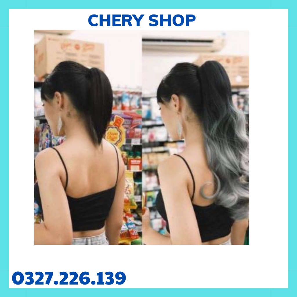 Tóc giả ngoặm  FREESHIP  ngoặm omber đen rêu về sẵn