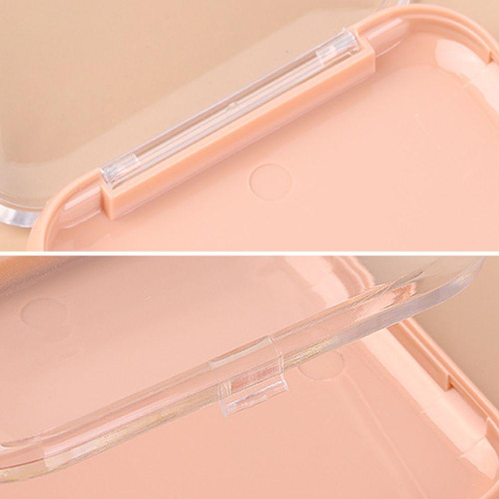 [Hàng mới về] Hộp nhựa vuông nắp trong suốt đựng móng tay giả bằng acrylic nhiều màu sắc