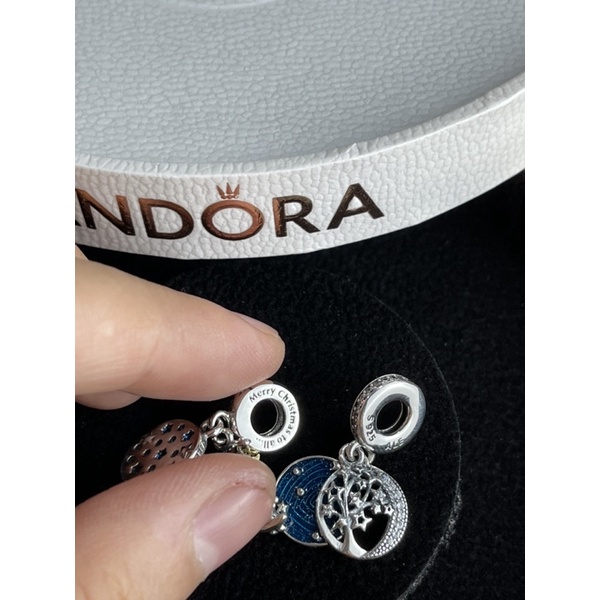 Hạt charm treo hình trăng sao bạc s925 Cao cấp - Đông Bích soha
