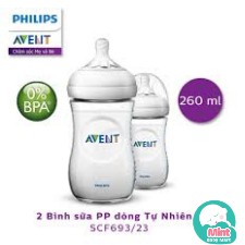 BÌNH SỮA AVENT CỔ RỘNG 260ML