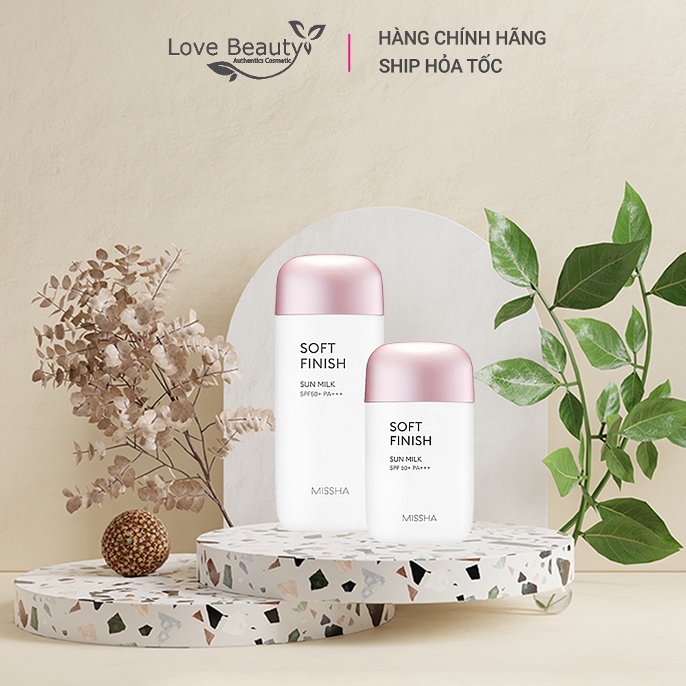 Kem chống nắng Missha Soft Finish Sun Milk