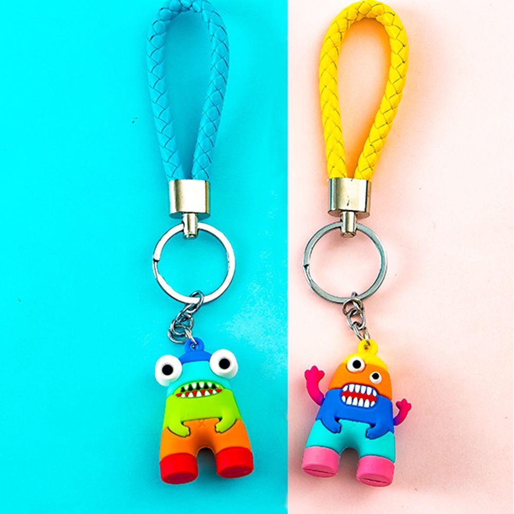 Móc Chìa Khóa Bằng Hợp Kim Hình Quái Vật Nhỏ Dễ Thương Giá Đỡ