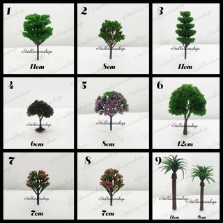 Mô Hình các loại cây xanh làm tiểu cảnh terrarium, ngoại cảnh cho nhà mô hình