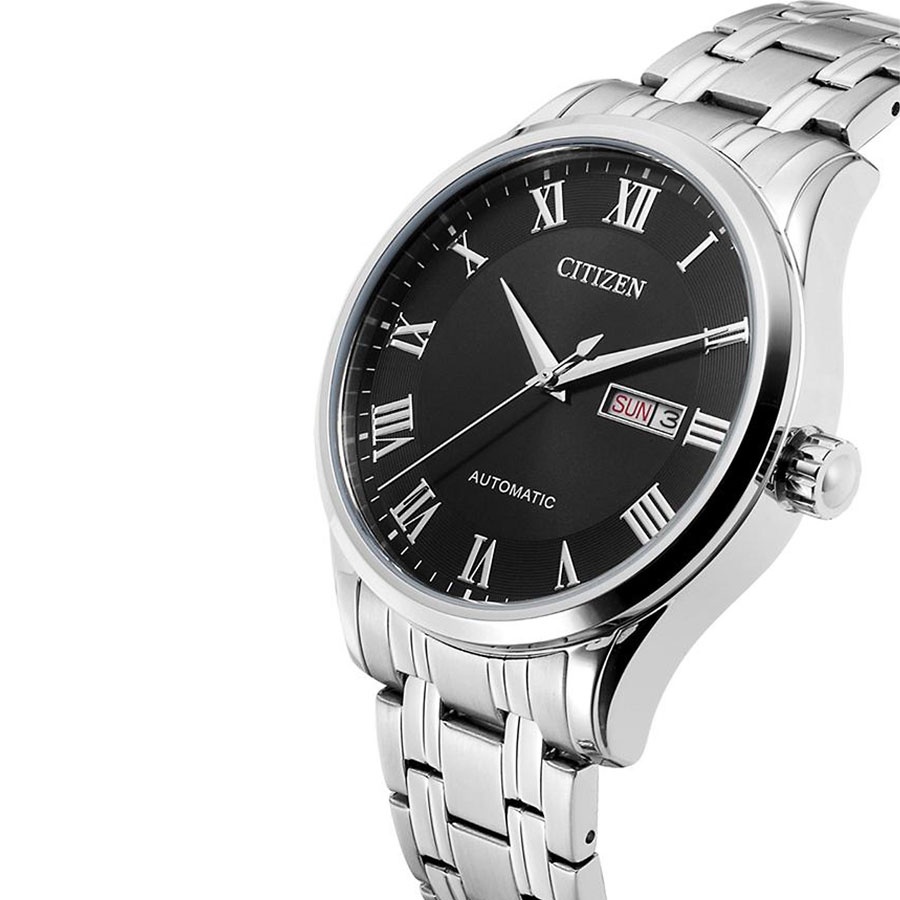 Đồng Hồ Nam Citizen Dây Thép Không Gỉ NH8360-80E - Mặt Đen
