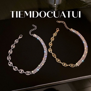 (Titan Không Gỉ) Vòng tay lắc tay bracelet Beatrix bản thiết kế - Tiemdocuatui