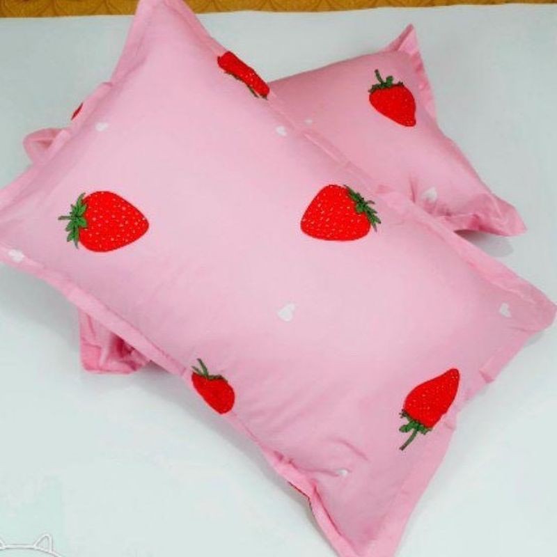 1 đôi (2 chiếc )Vỏ gối đầu cotton boly