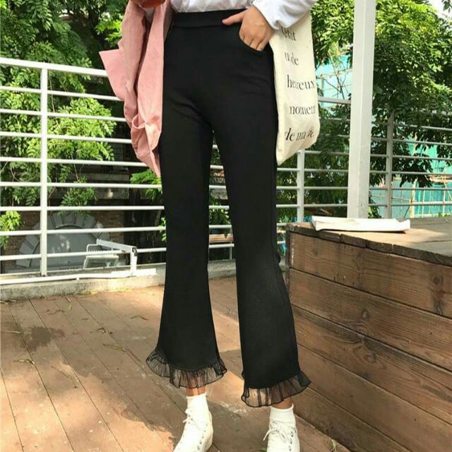 Quần ống loe siêu hot 2019 (kèm ảnh thật)