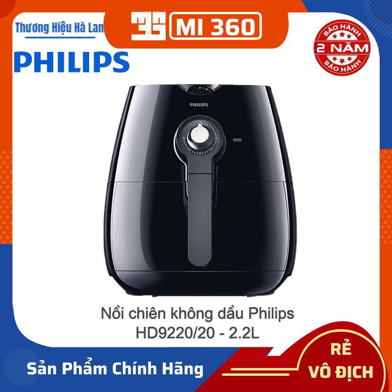 Nồi Chiên Không Dầu Philips HD9220/20 2.2L✅Bảo Hành Chính Hãng 02 Năm