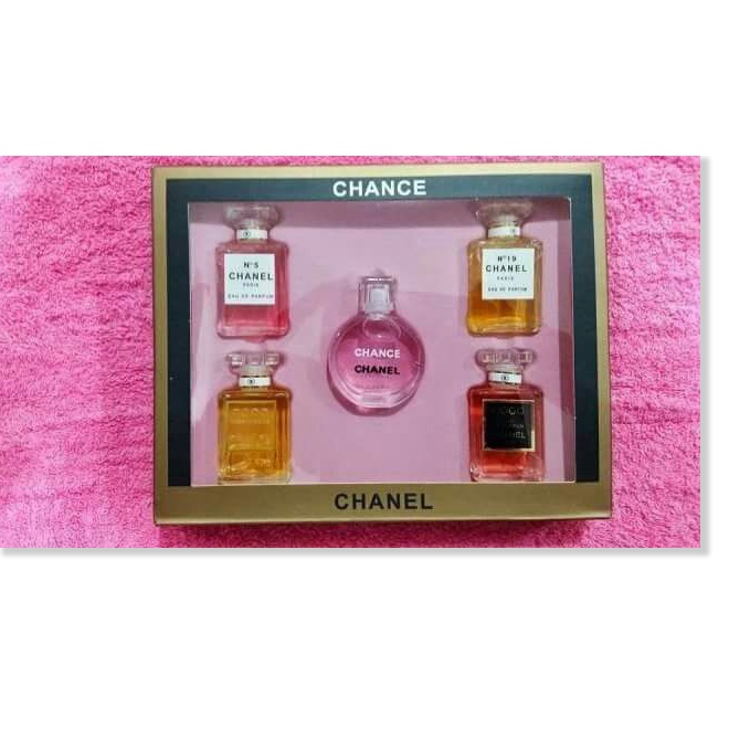 set 5 chai nước hoa mini