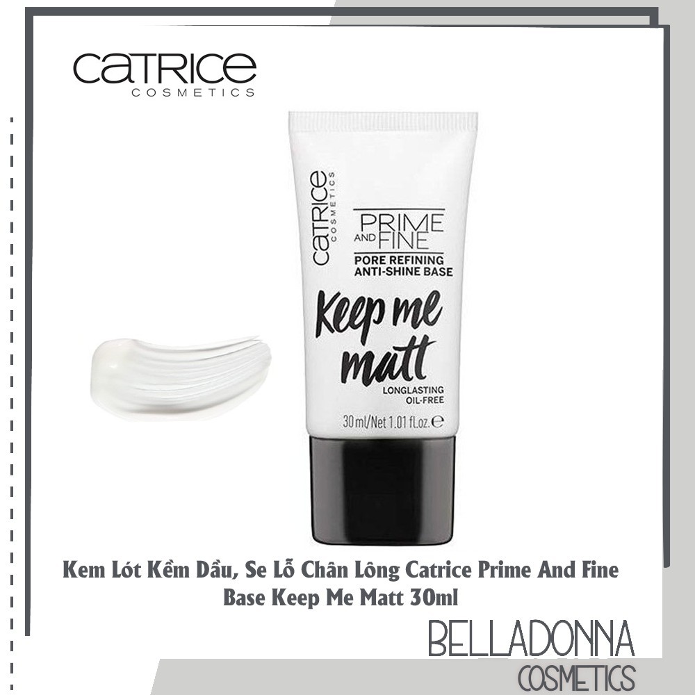 Kem Lót Cho Mọi Loại Da Catrice Prime And Fine 30ml Đức