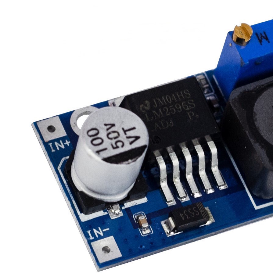 Mạch hạ áp Buck DCDC LM2596 3A (Vào 4-35VDC Ra 1-30VDC)