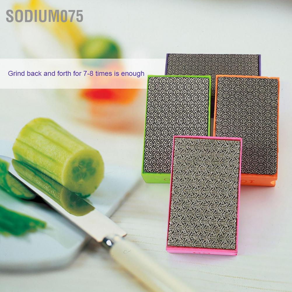 Sodium075 Sodium075 60-400 # Grit Kim cương Tấm đánh bóng bằng tay cho đá Marble Glass Granite