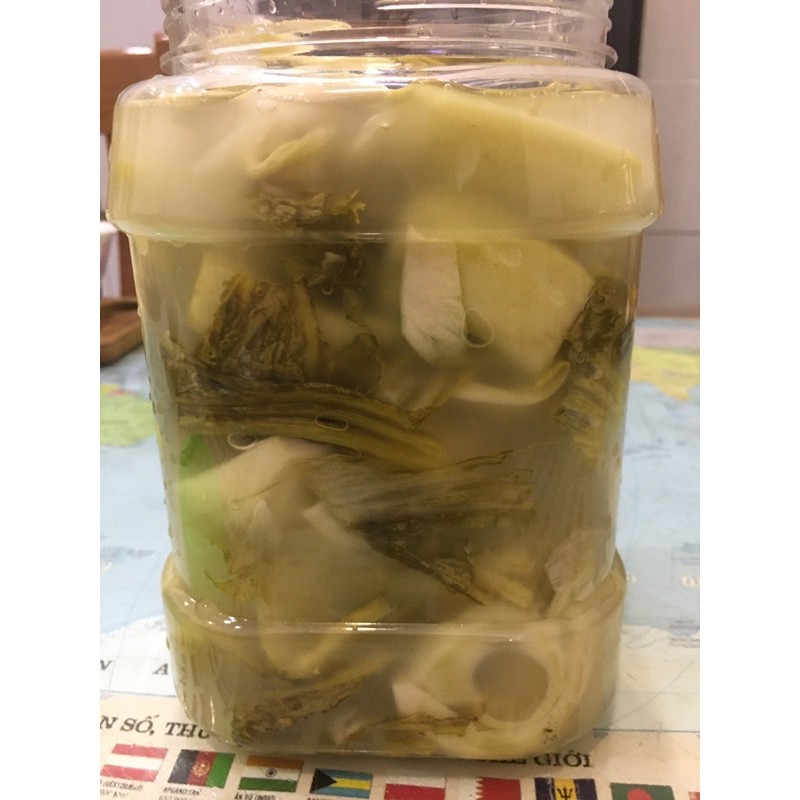 Dưa cải chua muối đóng hộp 1kg