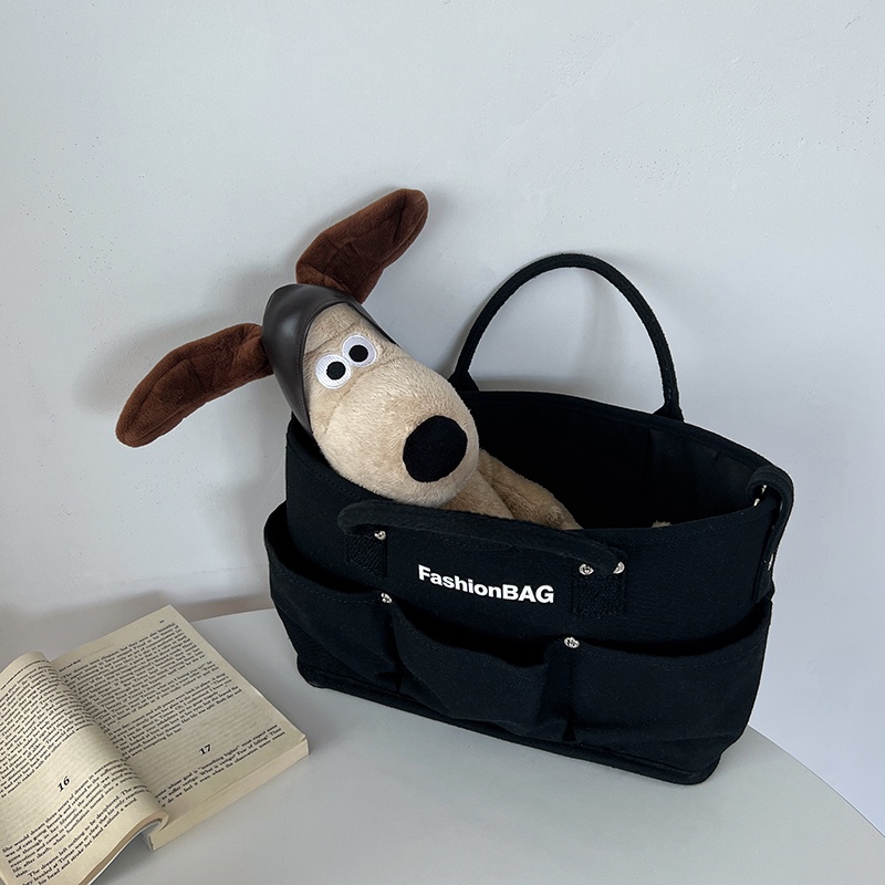 Túi Xách Vải canvas Cỡ Lớn Đa Năng Phong Cách Hàn Quốc Cho Nữ