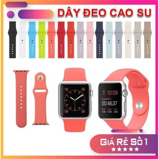 Dây đeo cao su apple watch - đa màu sắc | dây đeo đồng hồ năng động - thể thao | 11062
