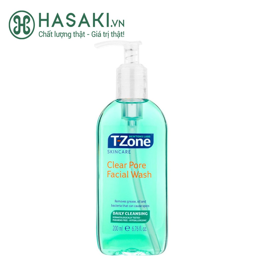 Gel Rửa Mặt T-Zone Facial Wash 200ml | BigBuy360 - bigbuy360.vn
