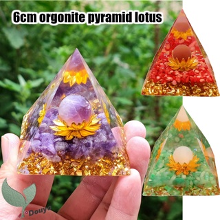 Quả cầu đá thạch anh tím/đỏ/đá ngọc bích trắng/kim tự tháp chakra chữa bệnh orgone