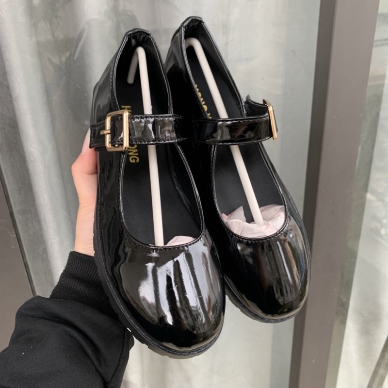 GIÀY DA BÓNG QUAI HẬU SIÊU XINH. MŨI TRÒN