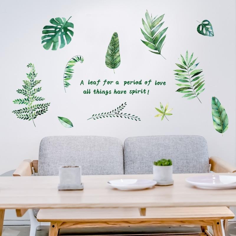 Decal dán tường - Green Art -SK9238-Framedecals