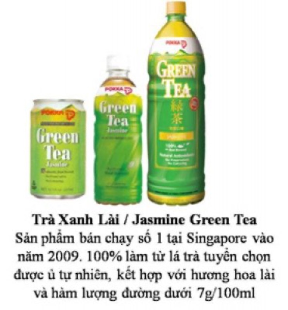 Lốc 6 chai Trà lài pokka 1.5L nhập khẩu Malaysia