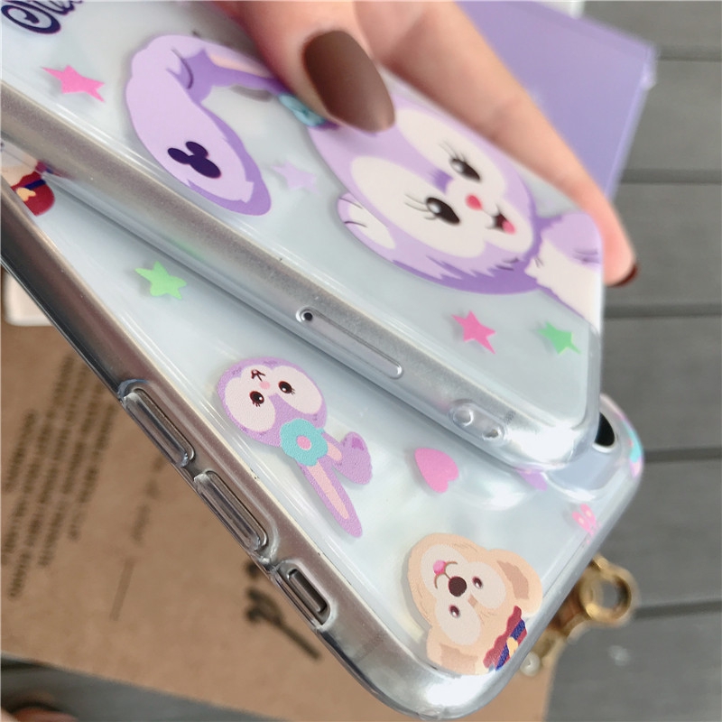 Ốp điện thoại dẻo họa tiết thỏ Stella Lou hoạt hình cho iPhone 6 6s 7 8 Plus X XS XR XSMAX 11 Pro Max | BigBuy360 - bigbuy360.vn
