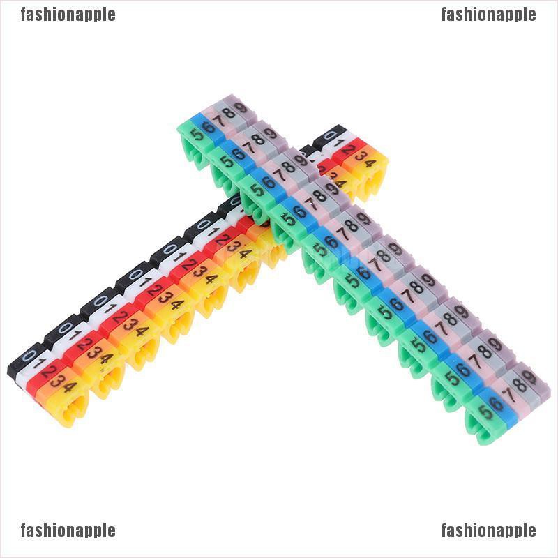 Bộ 100 Nhãn Đánh Dấu RJ45 CAT5 / CAT6 Chống Thấm Nước