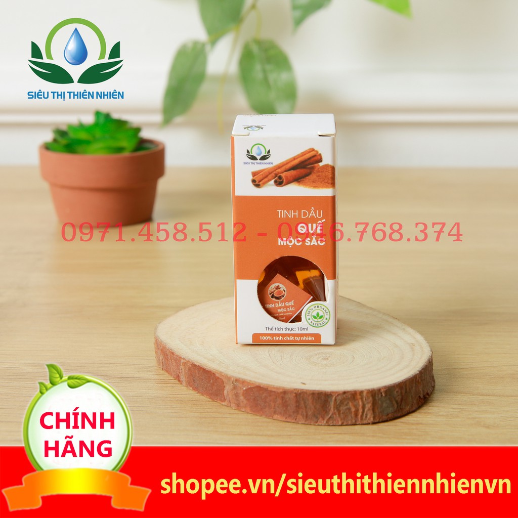 Tinh dầu quế Mộc Sắc cao cấp, tinh dầu hương quế giúp khử mùi của siêu thị thiên nhiên