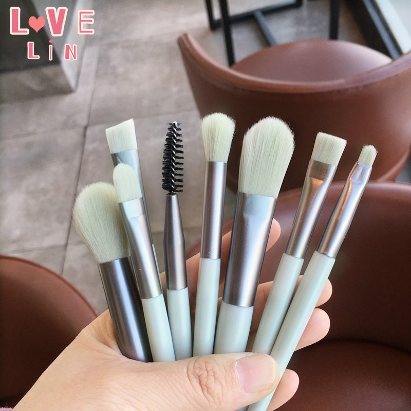 Bộ 8 cọ trang điểm mini mềm mại chất lượng cao