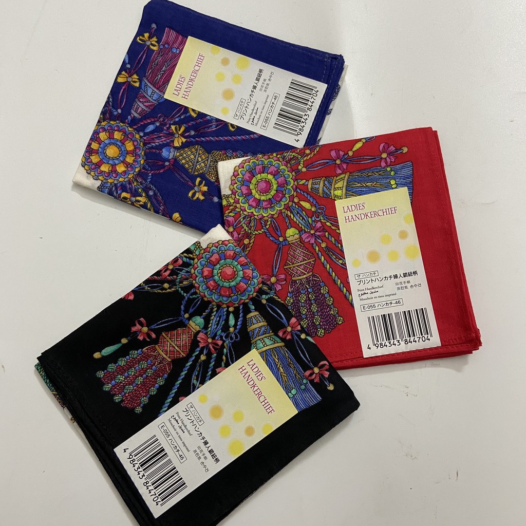 [Freeship 50k] Khăn tay/ khăn mùi xoa họa tiết xích