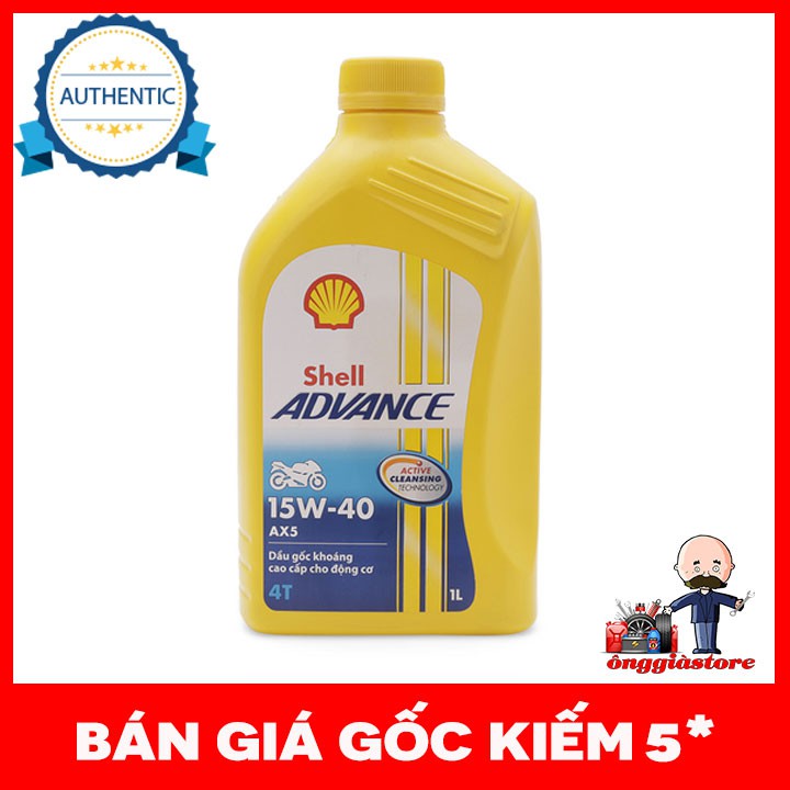 Dầu Nhớt shell Advance AX5 Dầu gốc khoáng dành cho xe số PT10