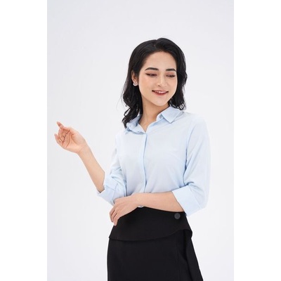 Áo Sơ Mi Nữ YODY Tay Dài Nano Chống Nhăn Công Sở SMN5090