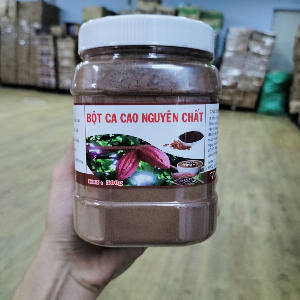 Bột Cacao Nguyên Chất Đăk Lăk 500gr