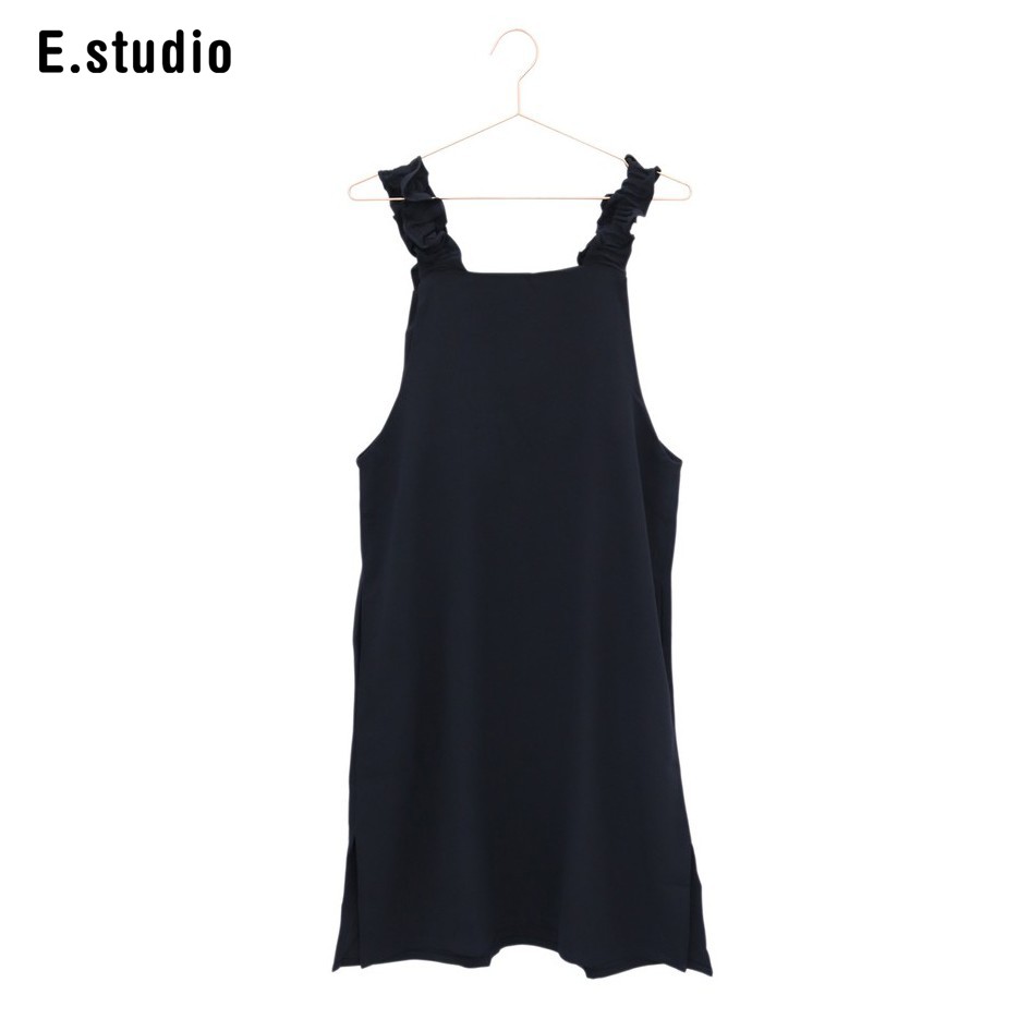 Đầm yếm ulzzang xẻ tà E.studio dễ thương, năng động