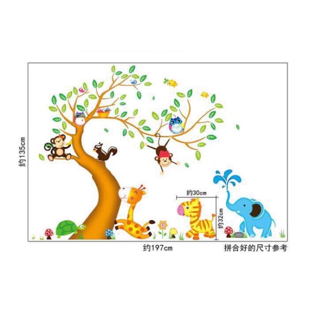 Decal dán tường cho bé