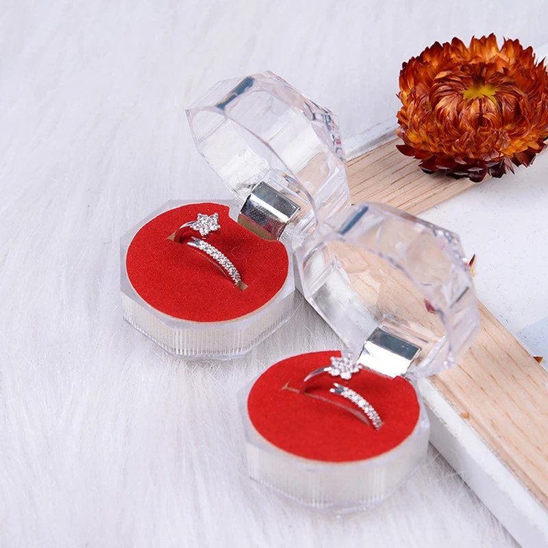 Hộp đựng trang sức trong suốt đa năng