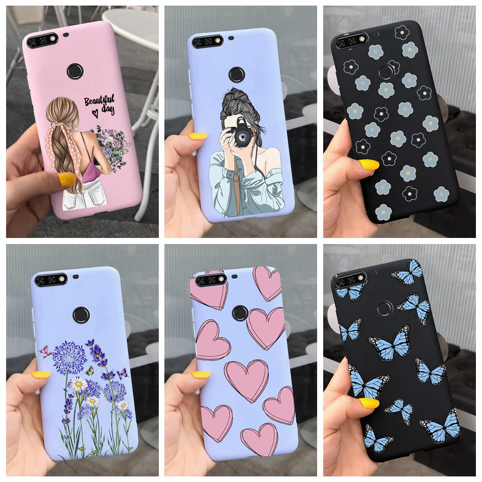 Ốp Điện Thoại Họa Tiết Cô Gái Và Bươm Bướm Cho Huawei Nova 2 Lite LDN-L21 LX2 / Nova Lite PRA-LX2 LX