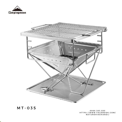 MT-035 Campingmoon, Bếp nướng tháo lắp tiện dụng, dễ vệ sinh