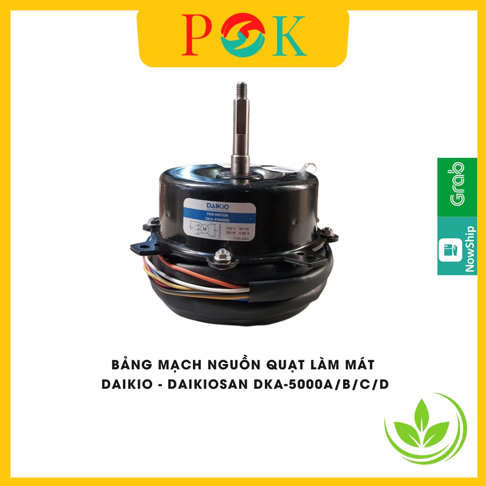 Động cơ quạt Daikio DKA-05000A/B/C/D DKA-10000A - Chính hãng