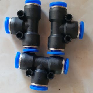 Chia đường nước chữ T ở dây ống phi 8mm