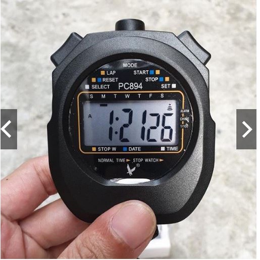 Đồng hồ bấm giây, bấm giờ thể thao 2 láp PC894 chính hãng giá rẻ