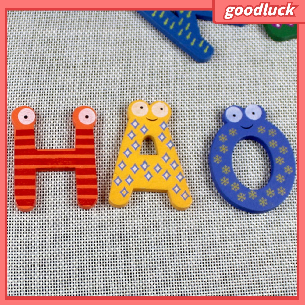 Bộ 26 chữ cái mini có nam châm dán tủ lạnh dành cho trẻ em