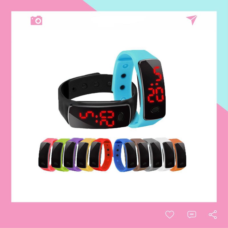 ĐỒNG HỒ NAM NỮ THỜI TRANG LED THỂ THAO DH77